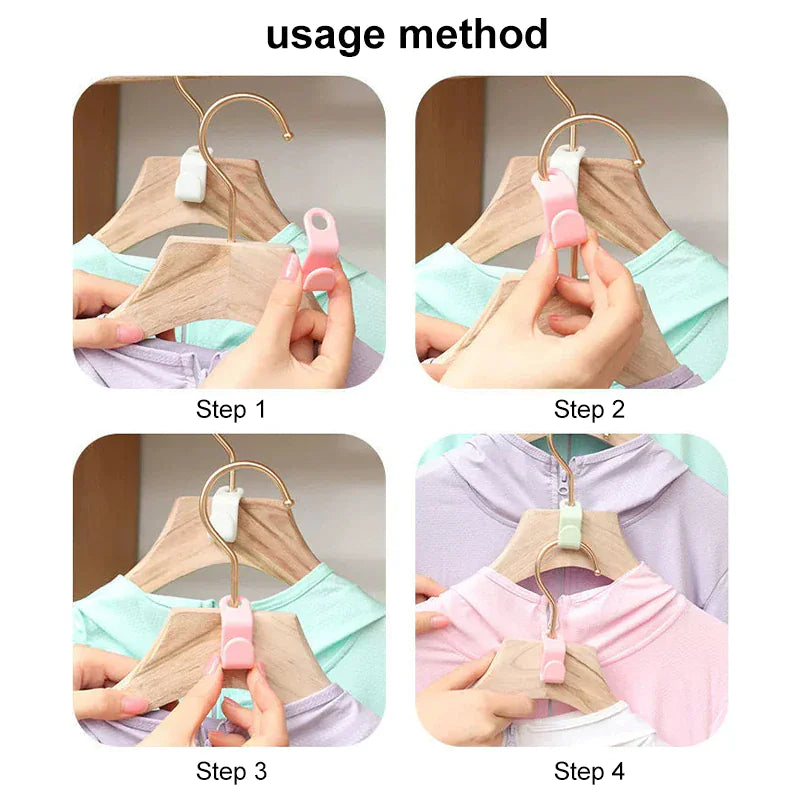 Pack of 40 Clothes Hanger Connector Hooks